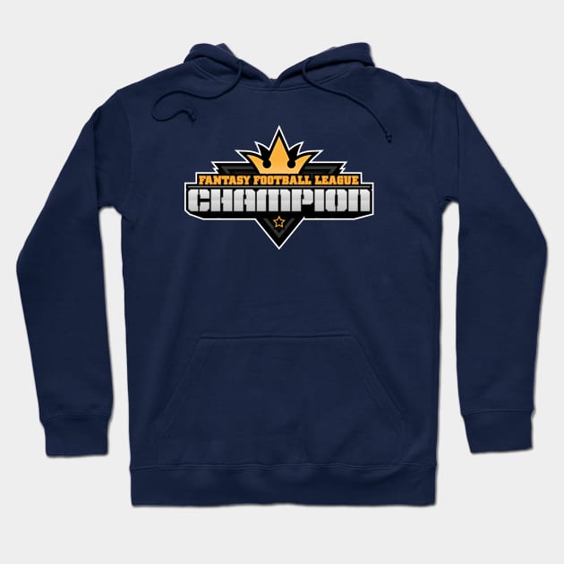 Fantasy Football Champion 2 Hoodie by JWDesigns